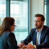 HR consultant advising manager